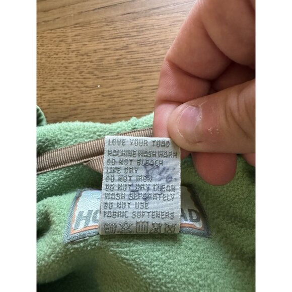 Horny Toad & Co Green Hooded Fleece Zip Up Jacket Women Size Large Pockets - Picture 9 of 11